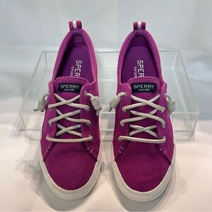 Sperry Top-Sider Fuchsia Pink Canvas Boat Shoes | Women’s Size 7